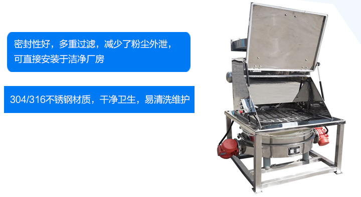 無塵投料站具備密封無塵、易清洗等特點